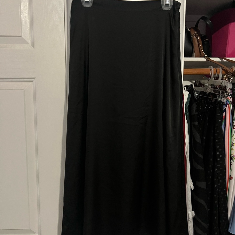 Double Zero Classic Black Maxi Skirt